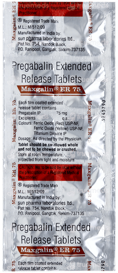 Maxgalin Er 75 Tablet 10