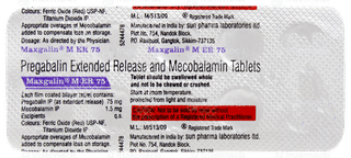 Maxgalin M Er 75 Tablet 10