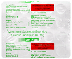 Met Xl 100 Tablet 20 Met Xl 100 Tablet 20