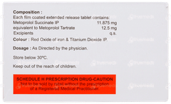 Met Xl 12.5 Tablet 20