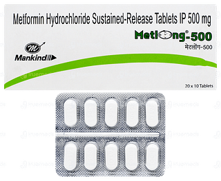 Metlong 500 Tablet 10