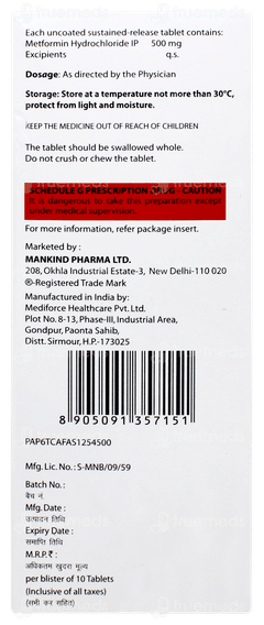 Metlong 500 Tablet 10