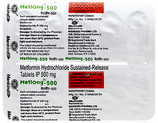 Metlong 500 Tablet 10