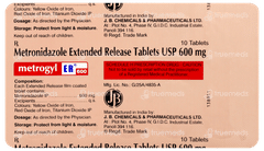 Metrogyl Er Tablet 10