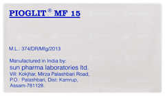 Pioglit Mf 15 Tablet 10 Pioglit Mf 15 Tablet 10