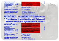 Pioglit Mf 15 Tablet 10 Pioglit Mf 15 Tablet 10