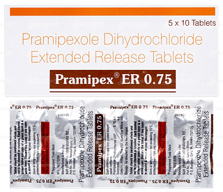 Pramipex Er 0.75 Tablet 10