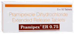 Pramipex Er 0.75 Tablet 10 Pramipex Er 0.75 Tablet 10