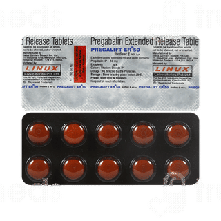 Pregalift Er 50 Tablet 10