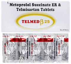 Telmed Beta 25 Tablet 10