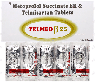 Telmed Beta 25 Tablet 10
