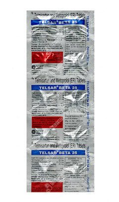 Telsar Beta 25 Tablet 10