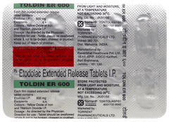 Toldin Er 600 Tablet 10 Toldin Er 600 Tablet 10