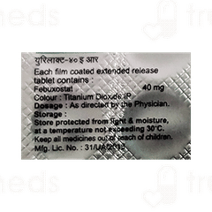 Urilact 40 MG Tablet Er 10 Urilact 40 MG Tablet Er 10