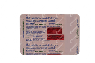 Exermet GM Forte 1/1000 MG Tablet Pr 10