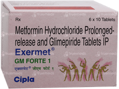 Exermet Gm Forte 1 Tablet 10 Exermet Gm Forte 1 Tablet 10