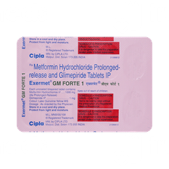 Exermet GM Forte 1 Tablet 10 Exermet GM Forte 1 Tablet 10