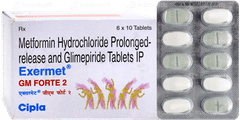 Exermet Gm Forte 2 Tablet 10 Exermet Gm Forte 2 Tablet 10