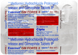 Exermet Gm Forte 2 Tablet 10