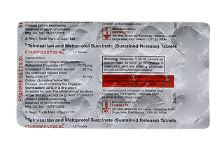 Starpress T Xl 40/25 MG Tablet Sr 15