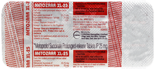 Metozaar Xl 25 Tablet 10