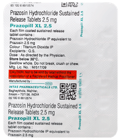 Prazopill Xl 2.5 Tablet 30 Prazopill Xl 2.5 Tablet 30