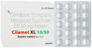 Cilamet Xl 10/50 Tablet 20