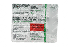 Apriglim Mf 1 Tablet Sr 15 Apriglim Mf 1 Tablet Sr 15