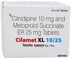 Cilamet Xl 10/25 Tablet 20