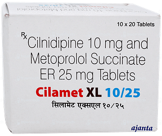 Cilamet Xl 10/25 Tablet 20