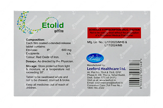 Etolid 600 MG Tablet Er 10