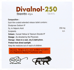 Divalnol 250 Tablet 10 Divalnol 250 Tablet 10