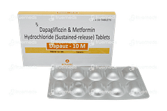 Dapauz M 10/500 MG Tablet Sr 10