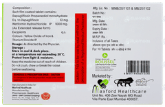 Dapauz M 10/1000 Sr Tablet 10 Dapauz M 10/1000 Sr Tablet 10