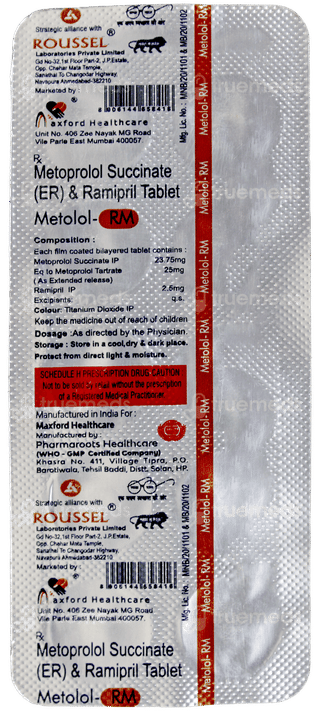 Metolol Rm Tablet 10