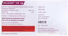 Dicorate Er 1g Tablet 10 Dicorate Er 1g Tablet 10