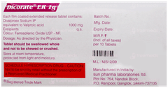 Dicorate Er 1G Tablet 10 Dicorate Er 1G Tablet 10