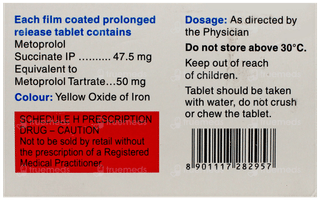 Metolar Xt 50 Tablet 15