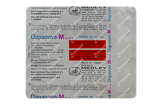 Dapanova M 10/500 MG Tablet Er 15