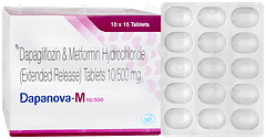 Dapanova M 10/500 Tablet 15