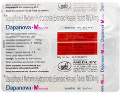 Dapanova M 10/500 Tablet 15 Dapanova M 10/500 Tablet 15