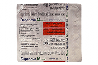 Dapanova M 5/500mg Tablet Er 15