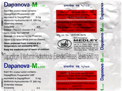 Dapanova M 5/500 Tablet 15