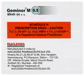 Geminor M 0.5 Tablet 15