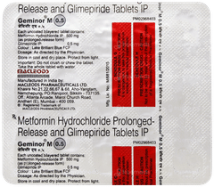 Geminor M 0.5 Tablet 15
