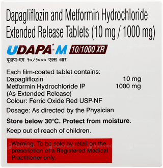 Udapa M 10/1000 Xr Tablet 10