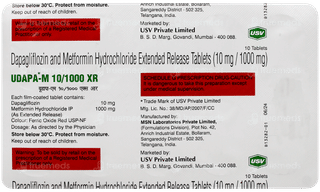 Udapa M 10/1000 Xr Tablet 10