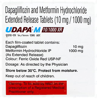 Udapa M 10/1000 Xr Tablet 10