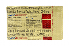 Voage M 5mg/1000mg Tablet 10 Voage M 5mg/1000mg Tablet 10