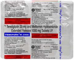 Tenepure M 1000 Tablet 15 Tenepure M 1000 Tablet 15